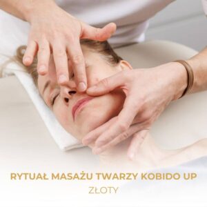 KOBIDO UP rewitalizująco liftingujący zabieg masażu twarzy - złoty